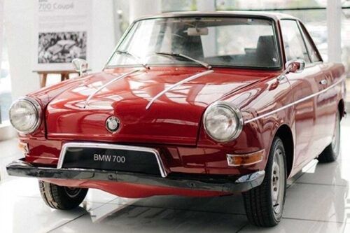 A rare, timeless classic BMW 700 Coupe on display at Regas Premium Auto