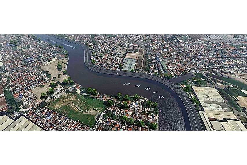 Pasig River Expressway (PAREX), photo from SMC