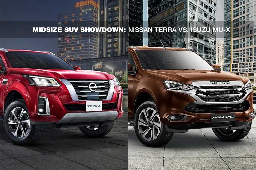 These midsizers are ready to rumble: Nissan Terra vs. Isuzu mu-X