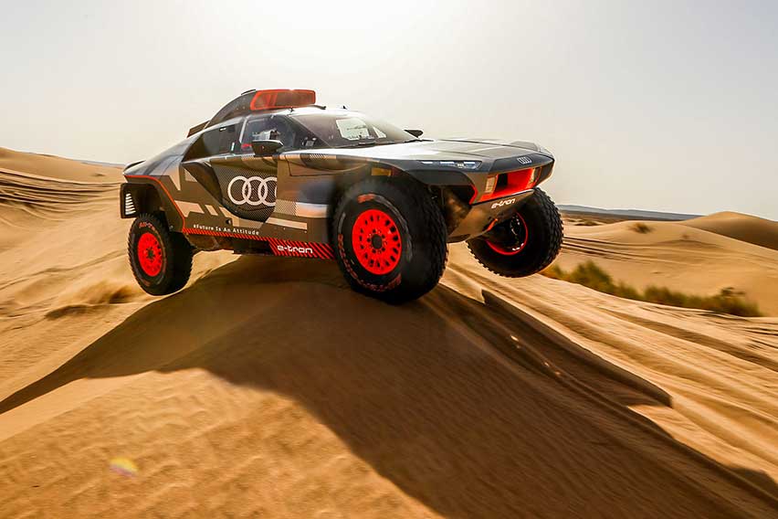 Audi RS Q e-tron endures grueling test in Morocco to prepare for Dakar Rally