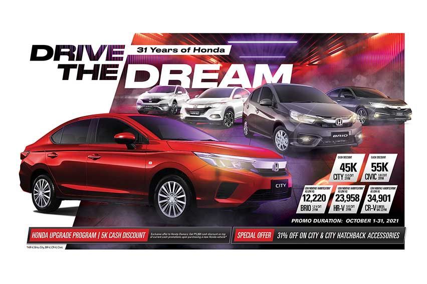 Honda Cars ‘Drive the Dream’ dangles exclusive deals and discounts this Oct.