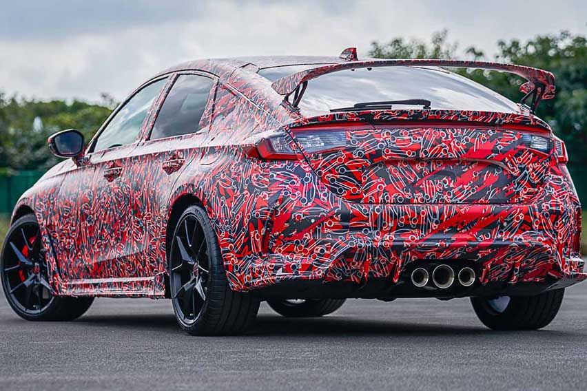 Next-gen Honda Civic Type R rear