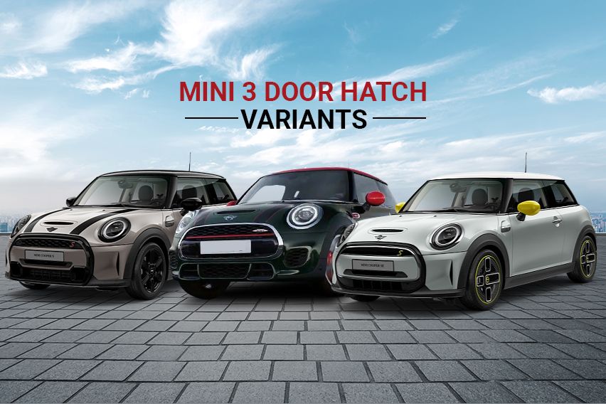 Mini 3 Door Hatch: Variant-wise features comparison