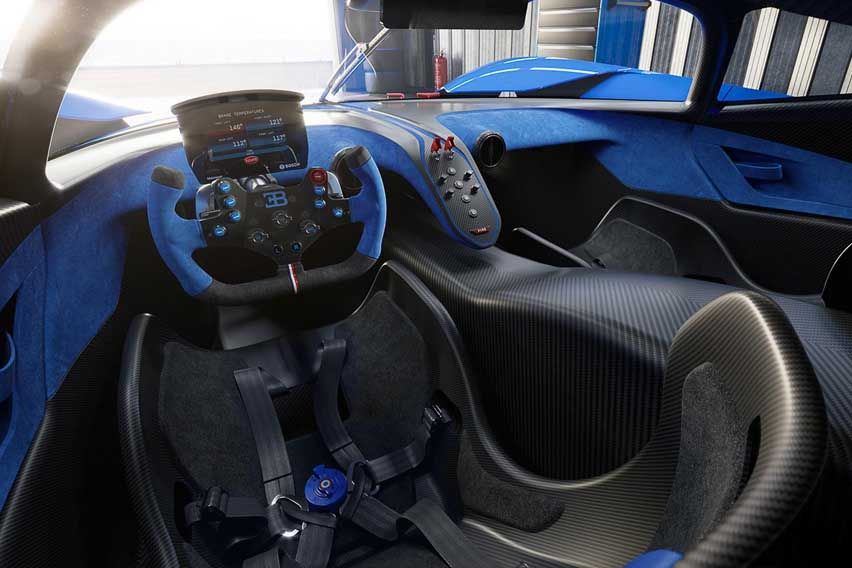 Bugatti Bolide cabin 