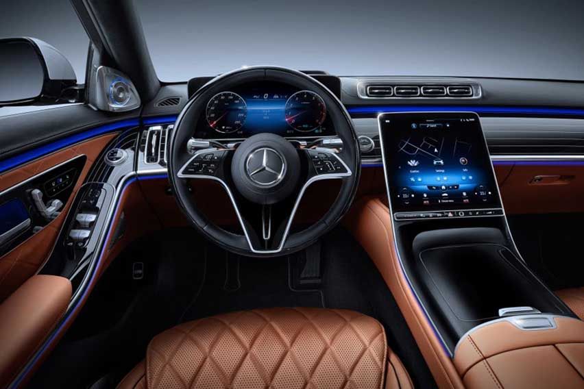 new S-Class interior