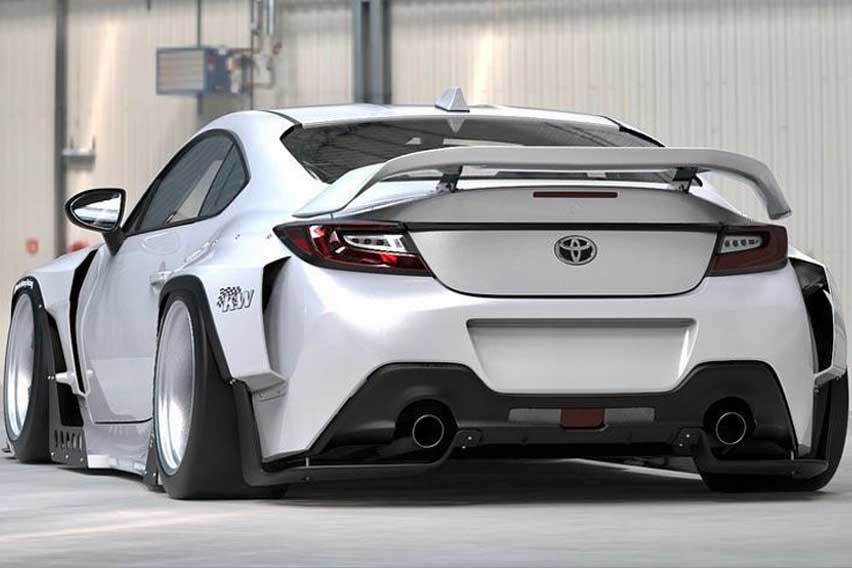 new Toyota GR 86 Pandem Rocket Bunny widebody kit - rear