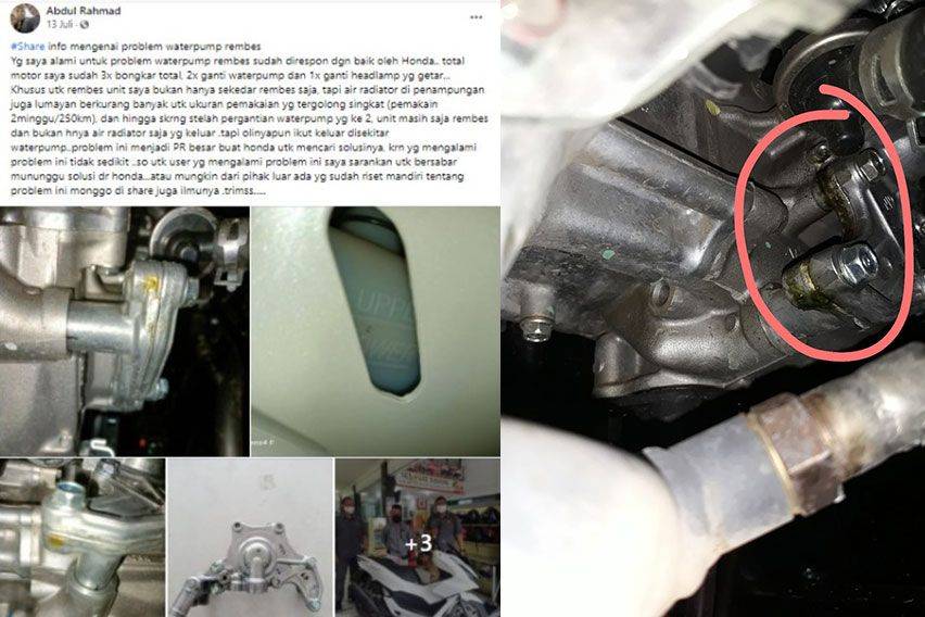 Soal Water Pump Rembes di Honda PCX160, AHM: Sudah Diselesaikan