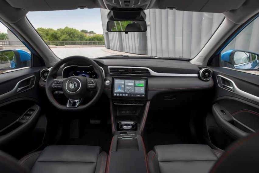 ZS EV interior