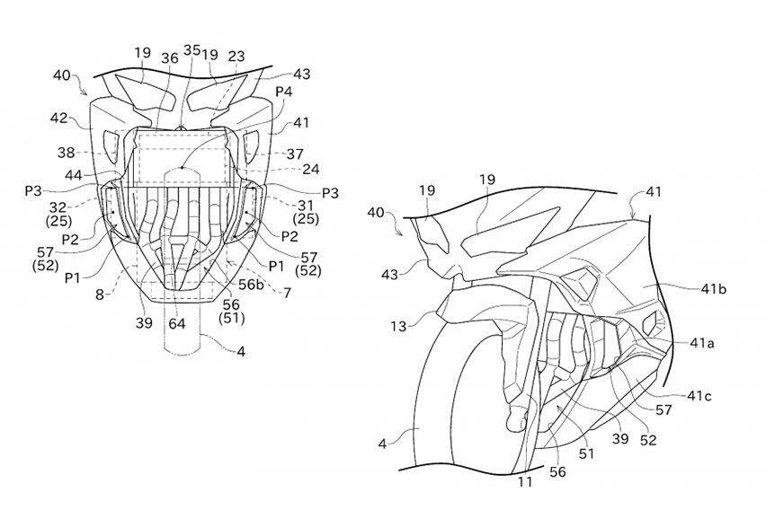 Kawasaki Ninja ZX-4R patent