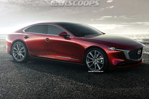 Mazda6 Generasi Baru Gunakan Mesin 6 Silinder dan RWD, Ini Reka Tampilannya