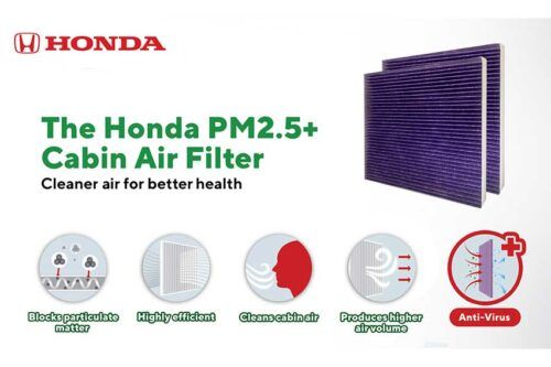 Honda PH releases upgraded PM2.5+ cabin air filter