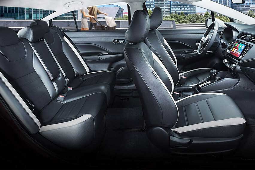 new Nissan Almera cabin