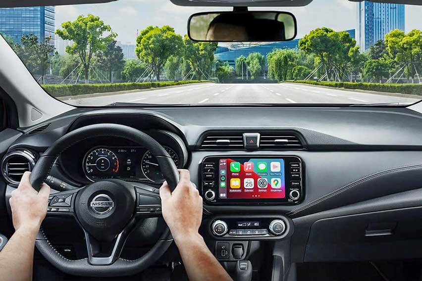 new Nissan Almera dashboard