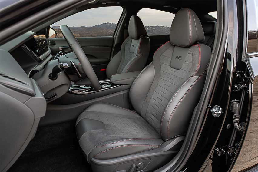 Hyundai Sonata N Line Night Edition interior