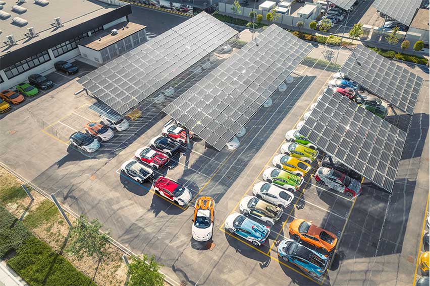 Lamborghini's Photovoltaic System