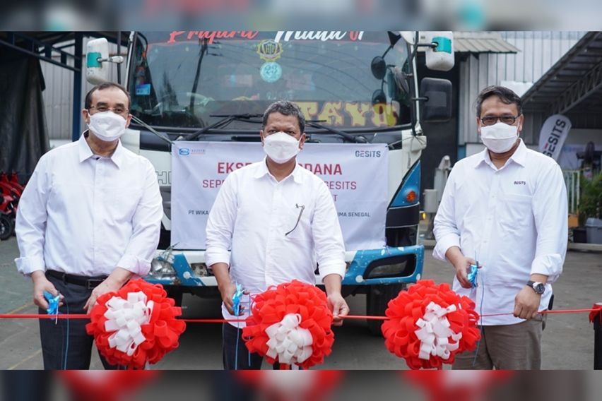 Sah! 1 Kontainer Motor Listrik GESITS Buatan Indonesia Dikapalkan ke Senegal