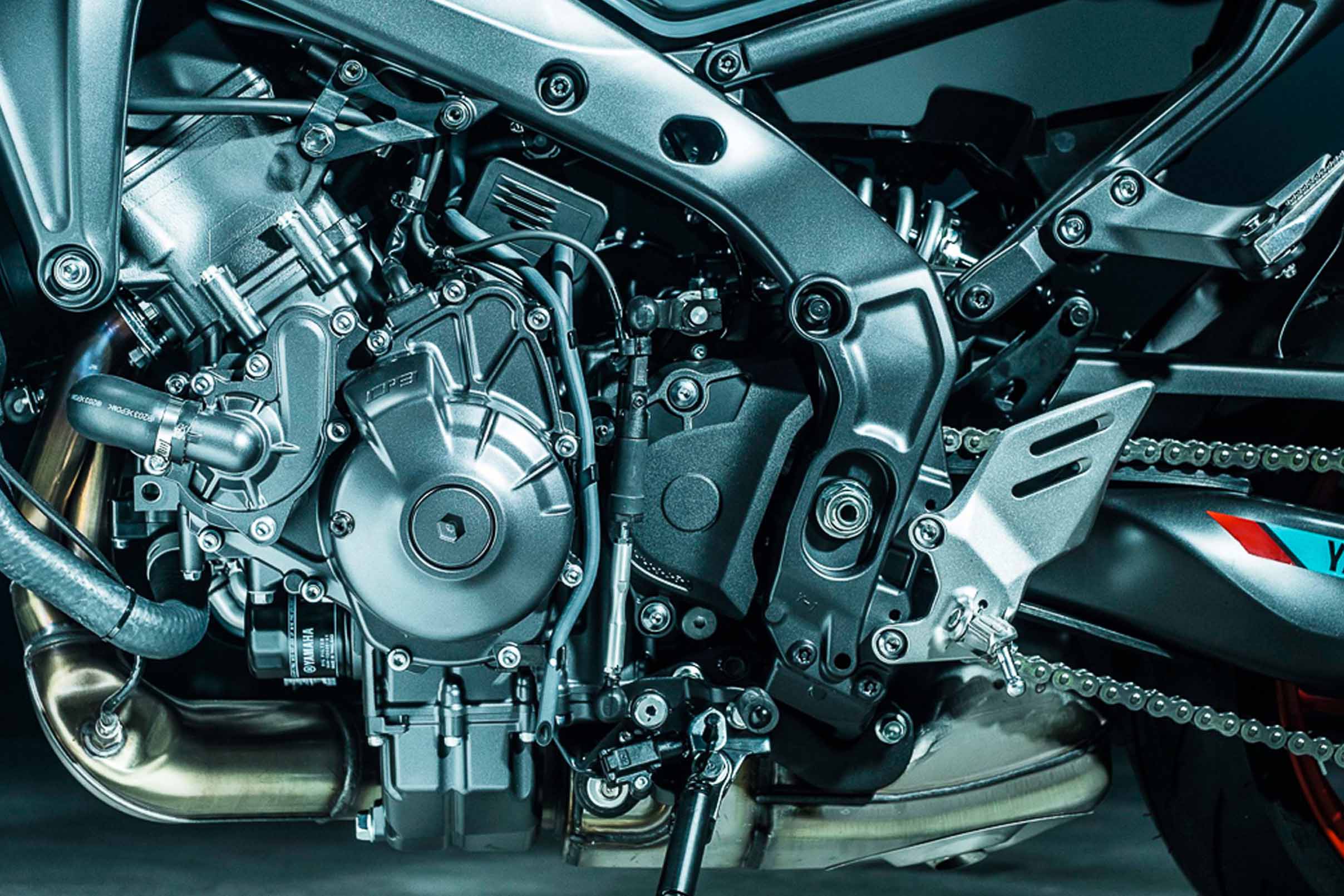 2022 Yamaha MT-09 engine