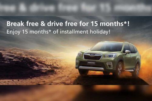 Subaru Malaysia announces the new 'Drive Now, Pay Later' campaign 