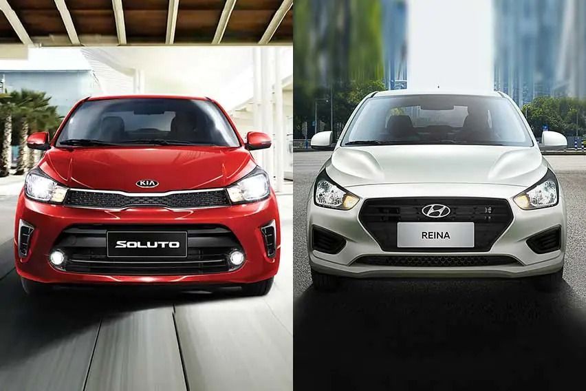 Simple small sedans: Kia Soluto vs. Hyundai Reina