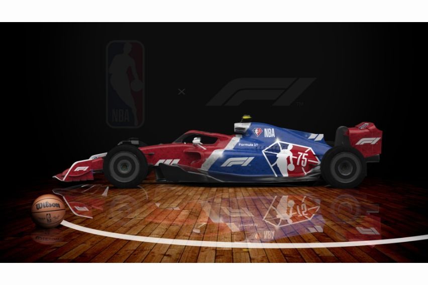 NBA-themed F1 cars to mark NBA 75th anniversary at 2021 United States GP