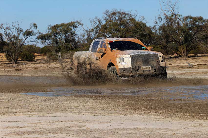 Ford Ranger testing