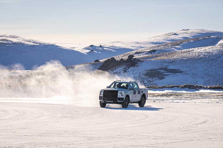 Ford Ranger testing