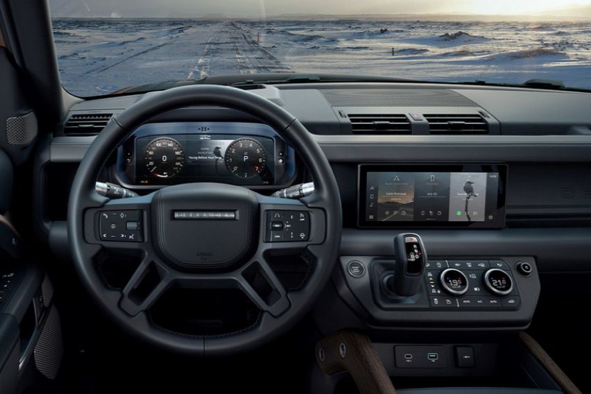 Land Rover Defender interior