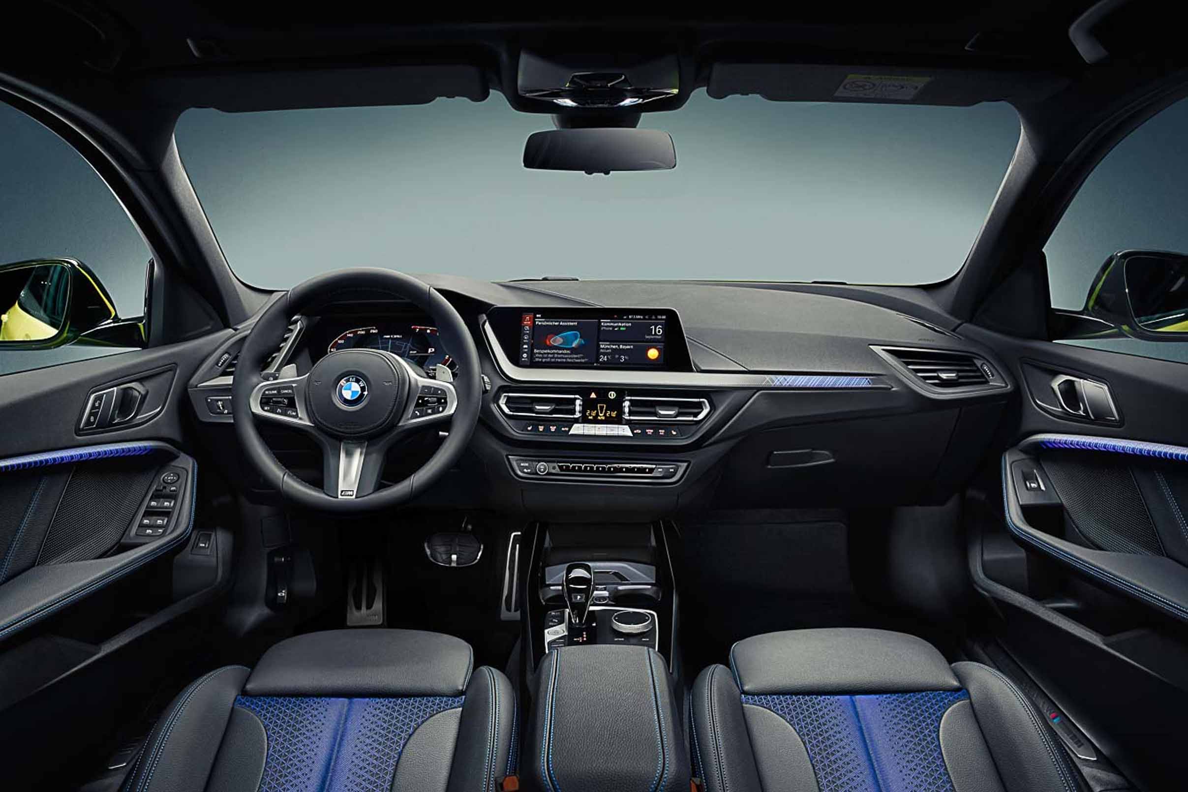 updated BMW M135i xDrive cabin