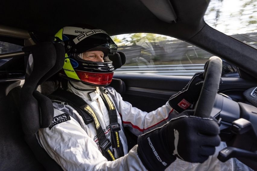 Porsche Brand Ambassador Jorg Bergmeister