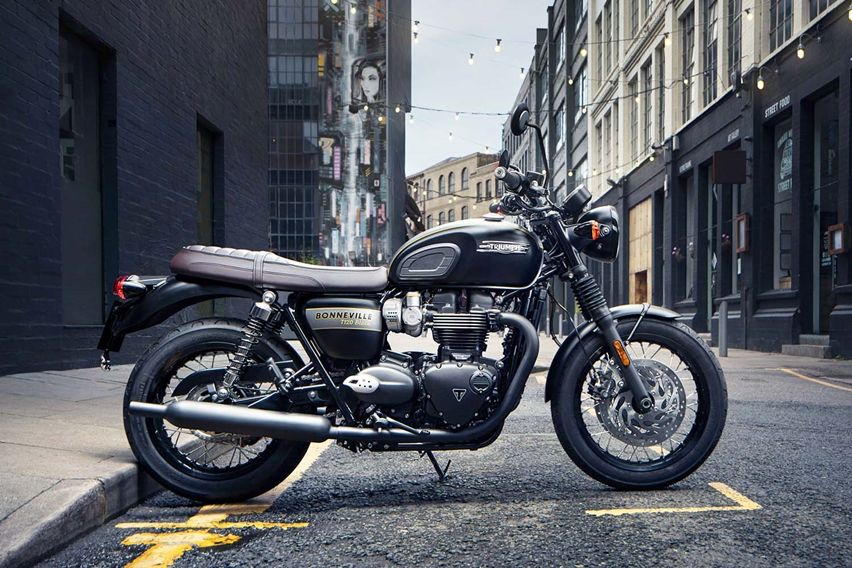 Bonneville T120 Black Gold Line