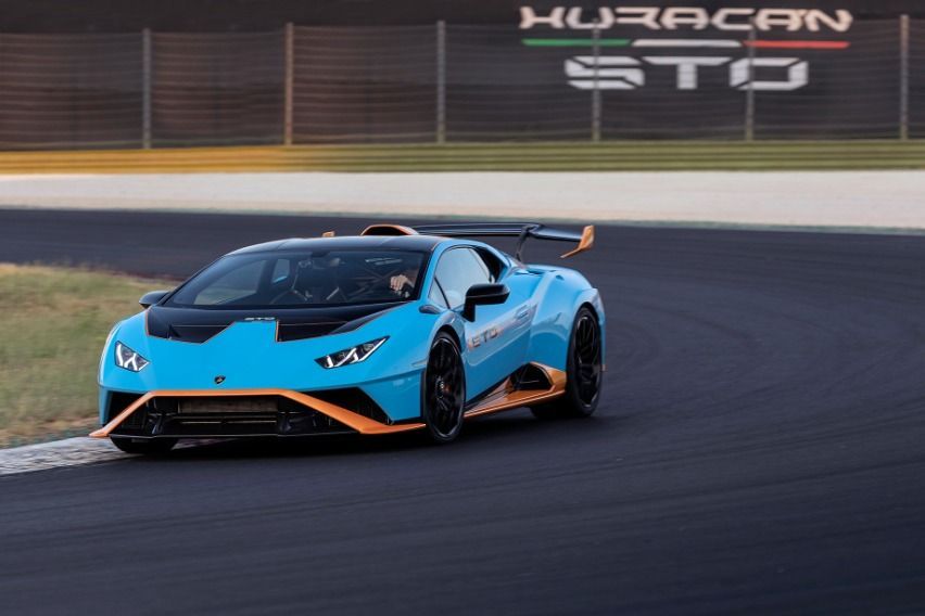 Now here: The Lamborghini Huracán STO, most 'track-focused' version of nameplate