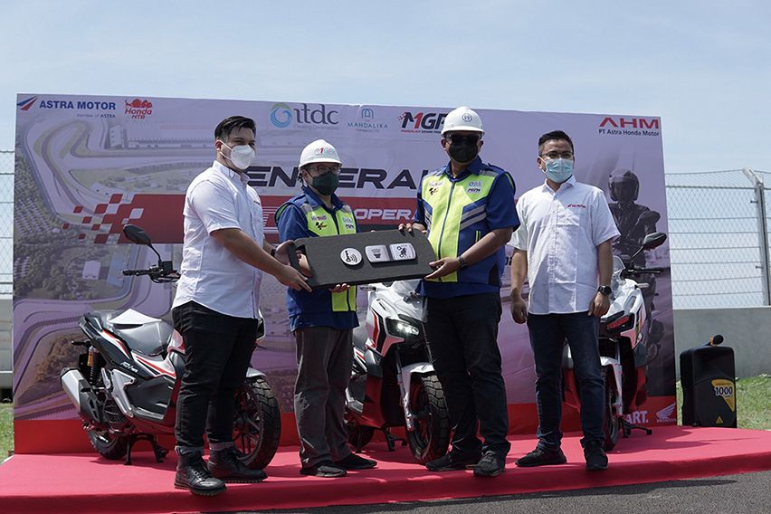 Honda ADV150 Rakitan Sunter Resmi Jadi Motor Paddock di Sirkuit Mandalika