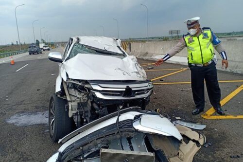 Polisi Ungkap Kronologi Kecelakaan Mitsubishi Pajero Sport Milik Vanessa Angel