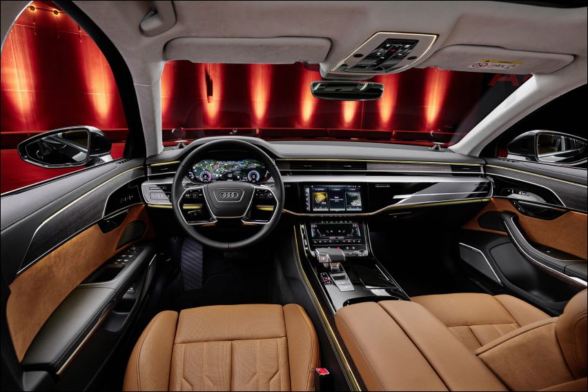 Revised Audi A8 cabin