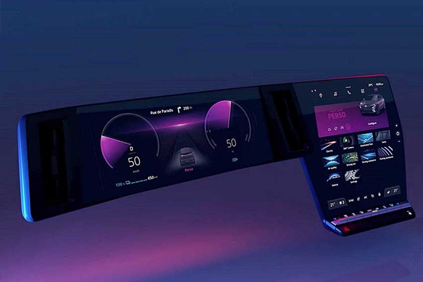 Renault Megane E-Tech IVI system