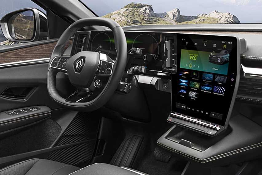 Renault Megane E-Tech EV IVI system details