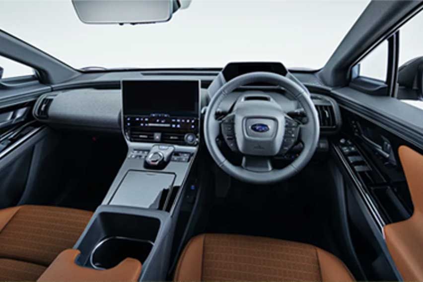 2022 Subaru Solterra EV interior
