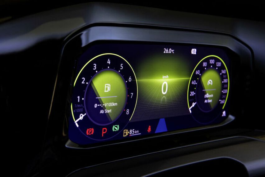 Volkswagen Golf instrument cluster