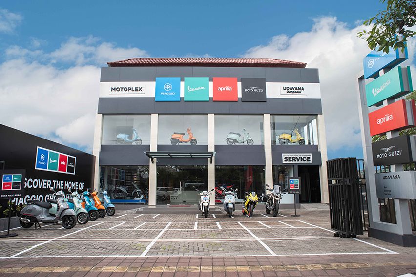 Piaggio Indonesia Buka Dealer Premium Motoplex 4 Merek di Bali