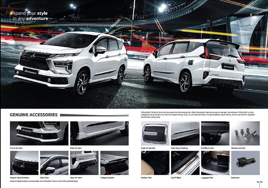 Mitsubishi Xpander aksesori