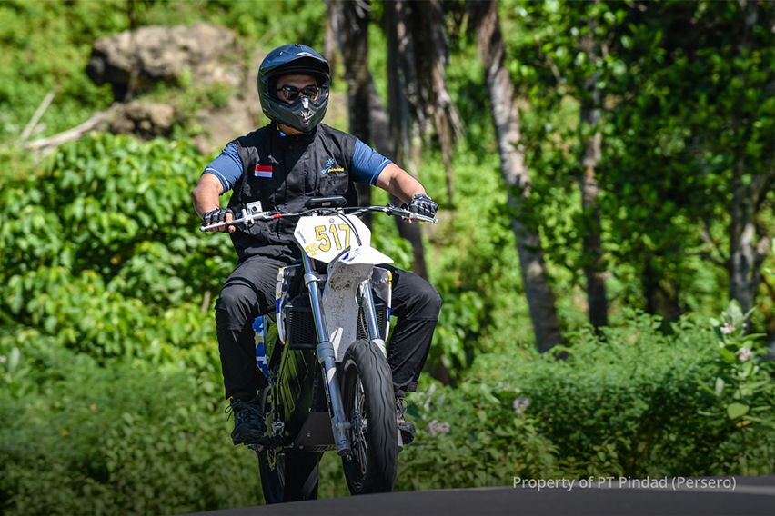 Bertemu MotoEV, Trail Listrik Konsep Buatan Pindad di Mandalika