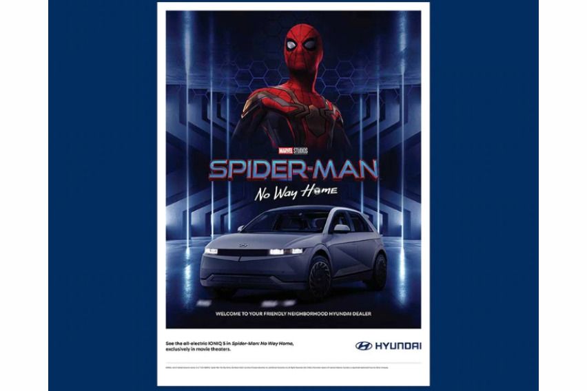 Hyundai campaigns for Ioniq 5 and Tucson in 'Spider-Man: No Way Home' flick