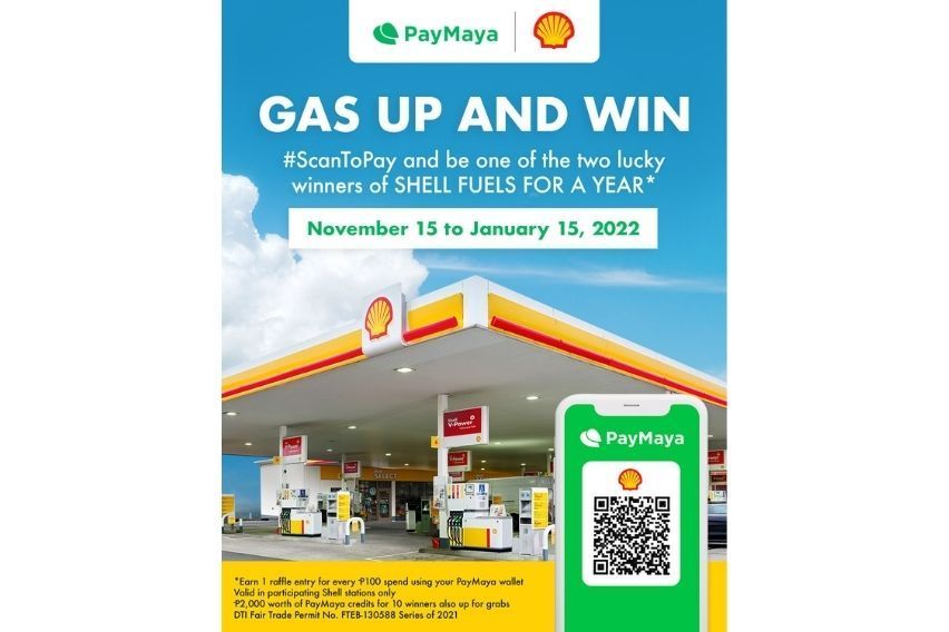 2 winners to get year's worth of fuel in Shell’s ‘Gas Up and Win' promo with PayMaya