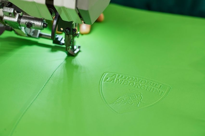 Lamborghini x Cartiera Reclaimed Leather Collection