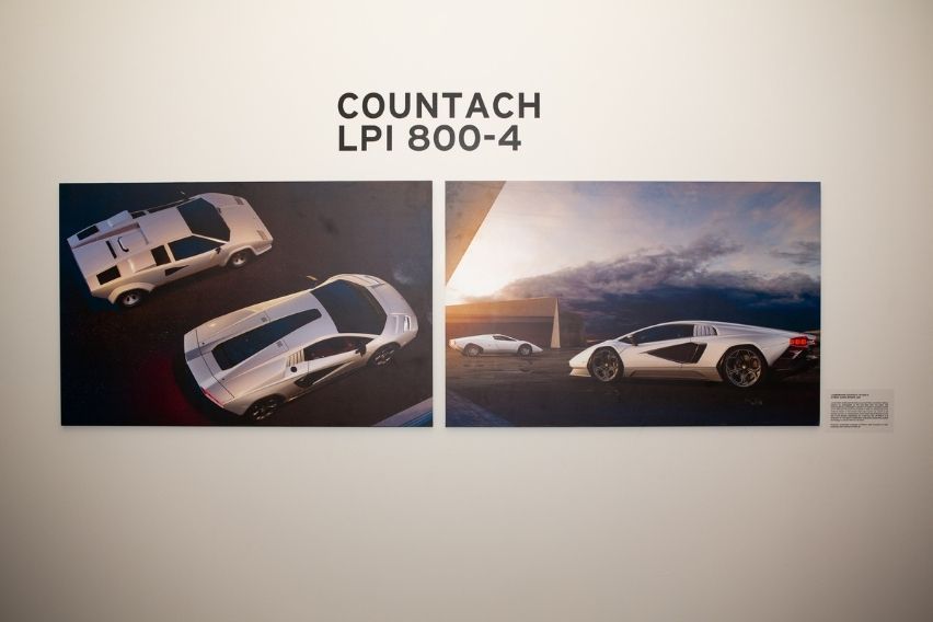 Lamborghini Countach: Future Is Our Legacy exhibition at Art Basel Miami 2021