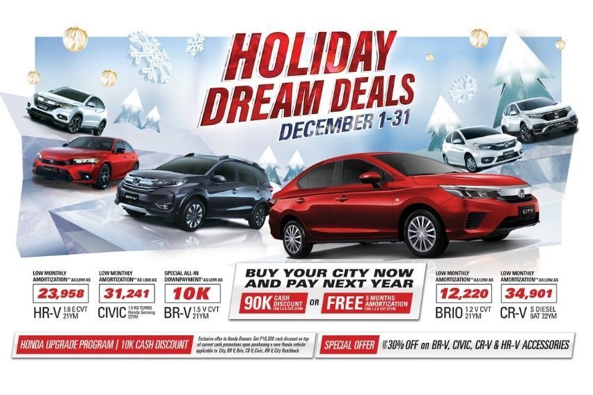 Honda’s ‘Holiday Dream Deals’ extended until Dec. 31