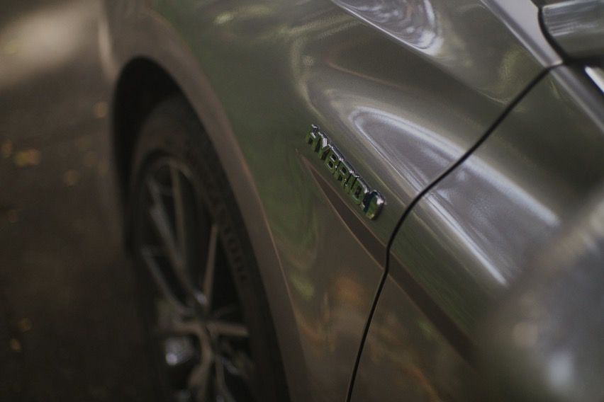 2022 Toyota Camry hybrid badge