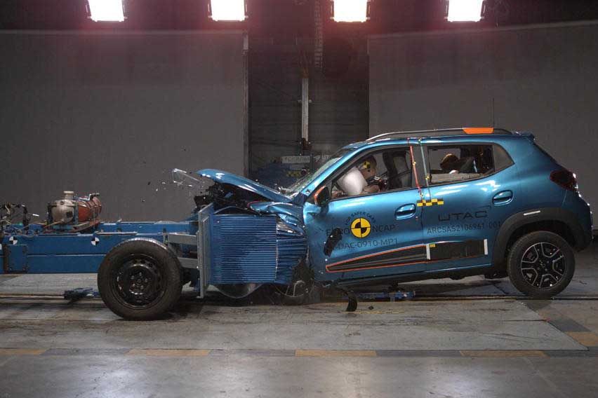 Renault Zoe 0 safety rating