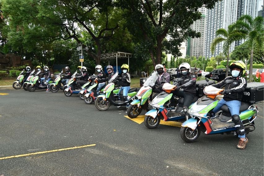 Meralco's electric vehicle fleet