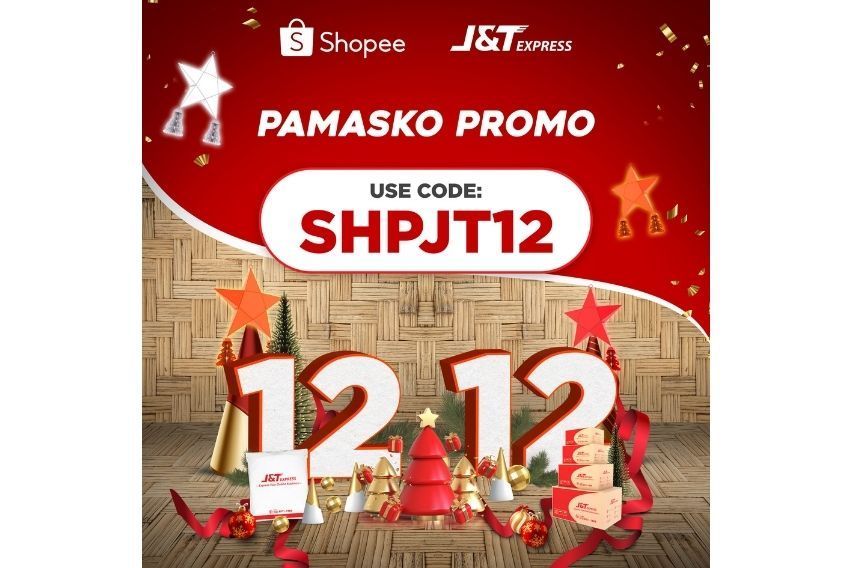 J&T Express offers 10% discount for Shopee ’12.12 Big Christmas Sale’